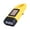 Yellow, variant on Flashlight Solar Powered Hand Crank Emergency LED Light Portable Mini Outdoor Camping Light with Keychain, Yellow ABS Compact Flashlight