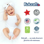 Kolcraft Pediatric 800 Extra Firm Baby Crib & Toddler Mattress, 80 Coil, Waterproof, Ecru