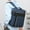 Blue, variant on Oxford Cloth Business Backpack, Black Gray Blue, 16.14x15.75x4.33in, Fits 15.6in Laptop with USB Charging, for Travel Office