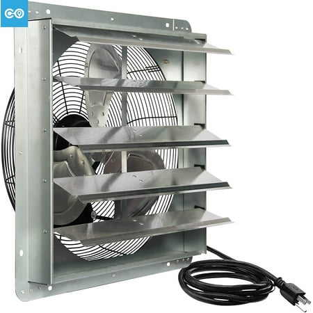 

Reliable from YC KEN BROWN 20 Inch Shutter Exhaust Fan With 1.65 Meters Power Cord Wall Mounted High Speed 3500CFM Vent Fan For Garages And Shops Greenhouse Attic Ventilation