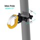 thumbnail image 3 of Gancho para colgar scooter - Soporte variable Postes de máximo 1,5" de ancho - Clip de fácil bolsa para scooters eléctricos - Instalación sin taladros y sin daños, 3 of 5