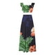 thumbnail image 4 of Conjunto de falda y top de manga corta informal con estampado floral de verano para mujer a la moda Wmkox8yi  bvn3336, 4 of 5