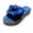Blue, variant on VerPetridure Women's Sandals Summer Casual Slip-On Bow Flat Beach Open Toe Breathable Sandals Weave Shoes