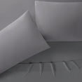 thumbnail image 4 of Serta Traditional 85 Thread Count Gray Polyester Sheet Sets, Twin-XL, (3 Pieces), 4 of 4