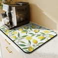 thumbnail image 2 of Washable Rubber Lemon Dish Drying Mats For Kitchen Counter Home Large Coffee Bar Pad Accessories And Decor For Utensils Stemware (19.5''x12''), 2 of 6