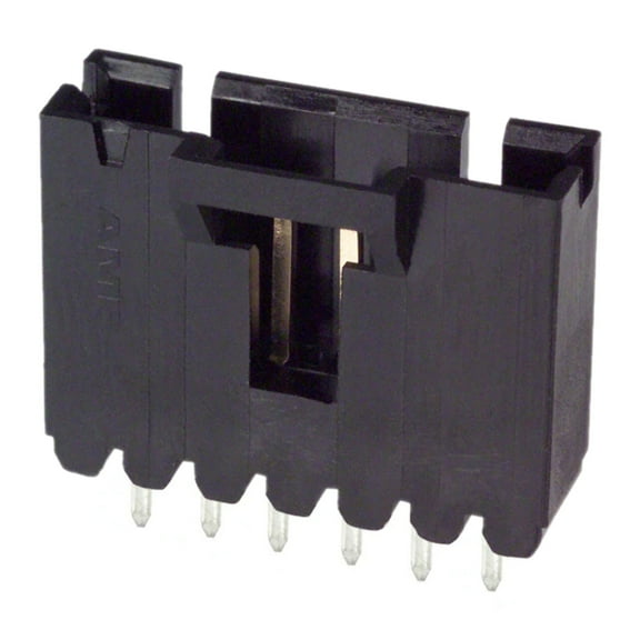 Pack of 2 5-104363-5 Connector Header Vert 6POS 2.54MM, RoHS