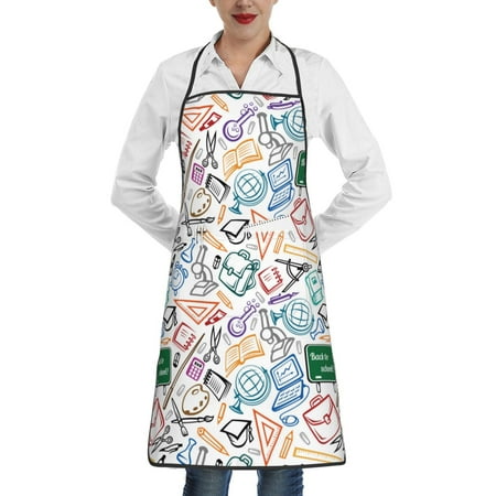 

Sikiie Back To School Aprons for Kitchen Cooking Aprons Chef Apron for Men Women Chef