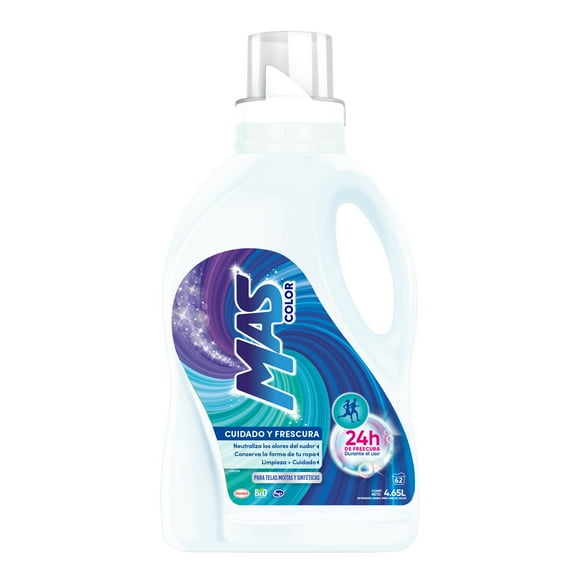 Detergente líquido MAS Color frescura intensa 4.65 l