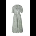 thumbnail image 1 of Vestido de Rayas Verde Frijol L, 1 of 4