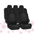 thumbnail image 2 of Universal Car Seat Cover Black Cloth and Sponge Modern Simple Design for Car Seat Use Fits Most Vehicles 9 Pieces, 2 of 8