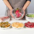 thumbnail image 3 of 200 Pcs Elastic Food Storage Covers Reusable Stretch Plastic Wrap Bowl Covers, 3 of 5