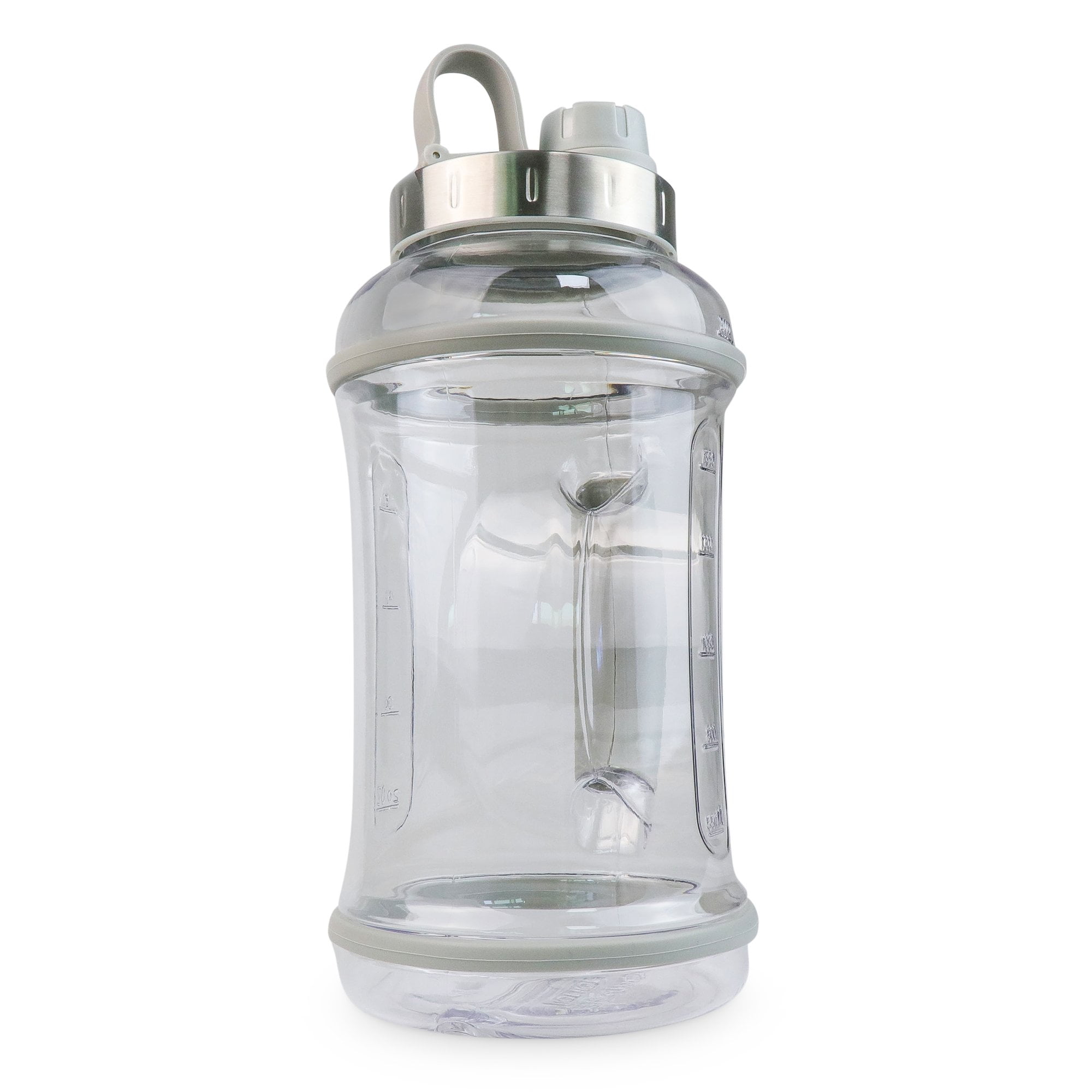 70oz Sport Water Bottle with Twist off Lid, Clear Bottle Leakproof