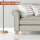 thumbnail image 4 of GOOHOCHY Elevador de muebles Pata de mueble Pata de soporte ajustable Gabinete Cama Elevador de muebles, 4 of 8