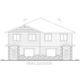 thumbnail image 2 of 001-3572: Duplex 8 Bed, 6 Bath Luxury Home Plan, 3086 Sq Ft: Full Blueprints with License to Build by Home Plan Marketplace - Lesuto, 2 of 7