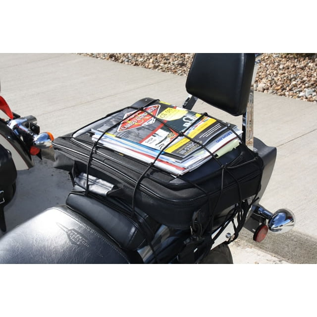 15" x 15" Motorcycle Cargo Net with 6 Hooks