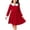 Wine, variant on OGLCCG Girls Long Sleeve Princess Party Dress Peter Pan Collar A Line Corduroy Dress Kids Holiday Birthday Christmas Dress(Wine,7-8 Years)