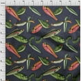 thumbnail image 4 of oneOone Rayon Light Green Fabric Fish Sewing Material Print Fabric By The Yard 56 Inch Wide, 4 of 8
