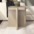 thumbnail image 2 of Evelyn&Zoe Laguna 20" Wide Square Side Table in Alder White, 2 of 4