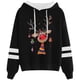thumbnail image 1 of WILLBEST Sudadera con Capucha y Cordón Ajustable con Estampado Navideño Informal para Mujer Mediana, 1 of 3