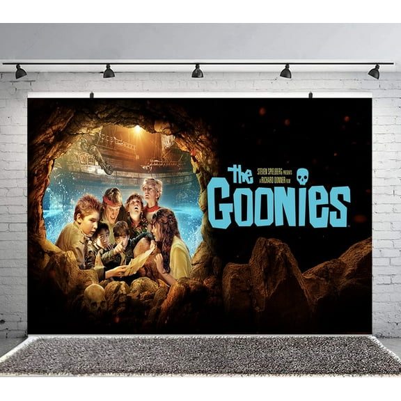 The Goonies Backdrop Banner Party Supplies Poster Movie Theme Background for Photography Birthday Decorations