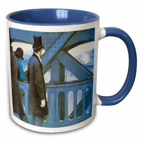 

Le Pont de LEurope by Gustave Caillebotte 11oz Two-Tone Blue Mug mug-127310-6