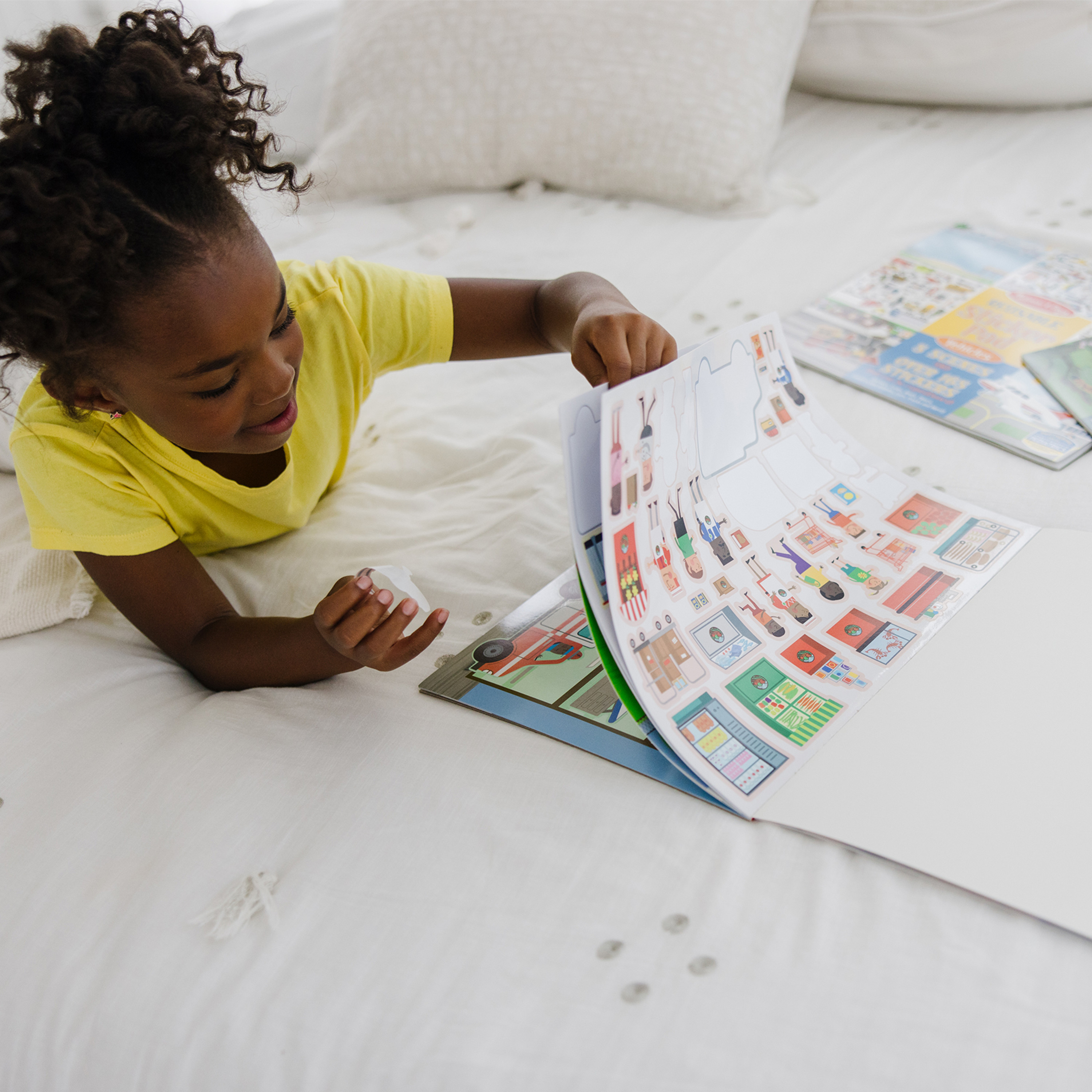 Melissa & Doug Wiederverwendbare Sticker-Sets – Dinos, Lebensräume, Fahrzeuge & Star Wars 3D-Poster