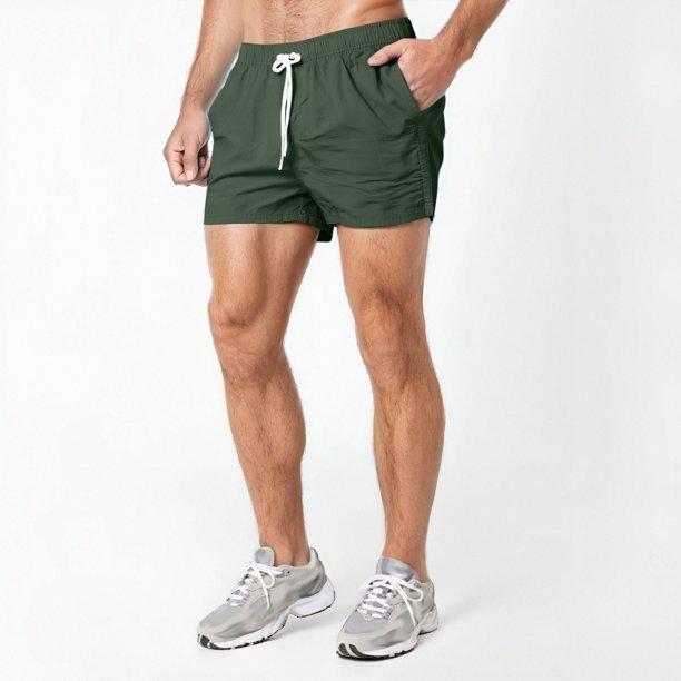 WILLBEST Pantalones Cortos Cargo para Hombre, Deportivos, Informales, para Correr, Finos, de Poliéster, para Monopatín, Gimnasio, Ejercicio, Tres Cuartos