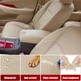 thumbnail image 3 of KBH Center Console Armrest Cover for Lexus ES350 2007 2008 2009, Leather Middle Console Lid Cover Replacement Skin Upholstery Interior Tirm, Beige, 3 of 7
