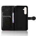 thumbnail image 5 of Funda de piel con textura de puntos para Samsung Galaxy A55 5G, color negro, 5 of 5