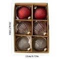 Dademeo Clearance! 6 Pcs Christmas Ball Ornaments for Outdoors,Shiny