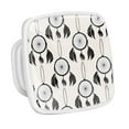 thumbnail image 1 of 4PCS Square Cabinet Fluorescence Knob Glowing in the Dark Furniture Drawer Pulls Handle with Screws Black Dreamcatcher, 1 of 5