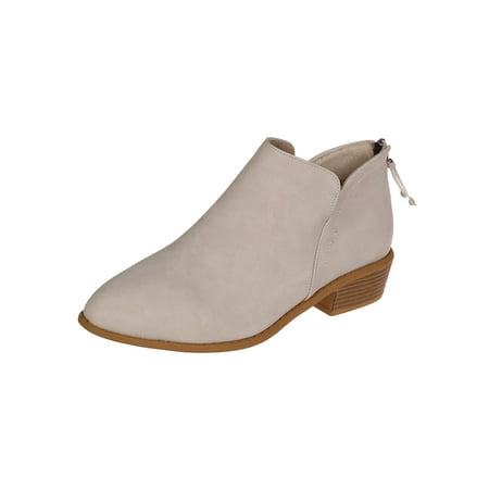 

Audeban Women Nonslip Zipper Ankle Boots Formal Comfort Ladies Lightweight Casual Round Toe Short Bootie Chelsea Boot Shoes