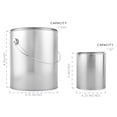 thumbnail image 5 of Cornucopia Brands 1 Gallon Empty Paint Can + 1 Quart Empty Paint Can (Combo 2-Pack); Unlined Metal Cans w/ Lids, 5 of 6