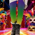 thumbnail image 3 of Tauxra Printed Leggings for Women, High-Waisted Yoga Pants with Elastic Cuff, Soft Athletic Tights for Workout and Lounge, Colorful Fitness Bottoms, 3 of 6