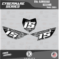 thumbnail image 3 of Kalair GFX Graphics Kit for Kawasaki KLX110 (2010-2023) Cyberware Series, 3 of 5