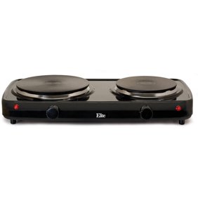 Farberware Royalty 1500 W Double Burner Black Electric Cooktop