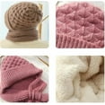 thumbnail image 4 of WYLQQ Winter Versatile Knitted Hooded Scarf for Women, Integrated Ear Protection Windproof Cap Scarf Hat, 4 of 7