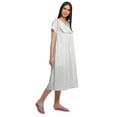 thumbnail image 4 of Moomaya WoMen's V-Neck Nursing Sleepwear Printed Short Sleeve Nightdress, 4 of 5