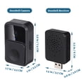 thumbnail image 4 of FELTECHELECTR Timbre inteligente inalámbrico con wifi, cámara de videoportero y monitoreo remoto de alta definición., 4 of 7