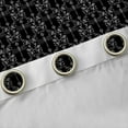 thumbnail image 4 of Feelyou Boho Dragonfly Black Out Curtains, Rustic Damask Curtains Pack of 2 (42x63 Each), 4 of 6