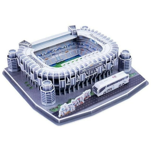 Puzzle 3D para el estadio de fútbol Santiago Bernabéu, regalo de recuerdo