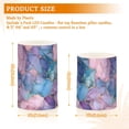 thumbnail image 6 of Yayeee Flameless Candles with Remote Flickering Battery Operated Multi Color Changing, Pink Marble Pattern, 6 of 7