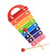 thumbnail image 4 of Xilófono de metal de 8 notas, instrumento musical de aprendizaje para niños, xilófono de madera, arcoíris, Glockenspiel de madera para músicos de band Sunnimix Xilófono de percusión, 4 of 8
