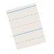 thumbnail image 2 of School Smart Standard Papel de periódico con rayas rojas y azules para grado 1 8-1/2" x 11" 3/4" 3/8" Línea quebrada 3/8" Línea saltada Blanco Paquete de 500, 2 of 5
