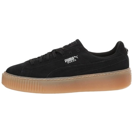 Image of Kids Puma Girls Jewel Suede Low Top Lace Up Fashion Sneaker