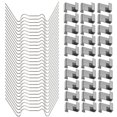 thumbnail image 1 of 100 clips para invernadero para vidrio, clips para ventana de invernadero de acero inoxidable, clips de fijación para panel de vidrio (50 invernaderos Sincero Hogar, 1 of 5