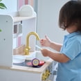 thumbnail image 3 of Teamson Kids Little Chef Lake Tahoe Wooden Play Kitchen with Washing Machine, Oven, Microwave & Storage, White, 3 of 16