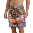 thumbnail image 2 of Logiee butterfly Print Mens Swim Trunks Quick Dry Board Shorts,Breathable Hawaii Beach Shorts Swimwear Bathing Suits-XX-Large, 2 of 6