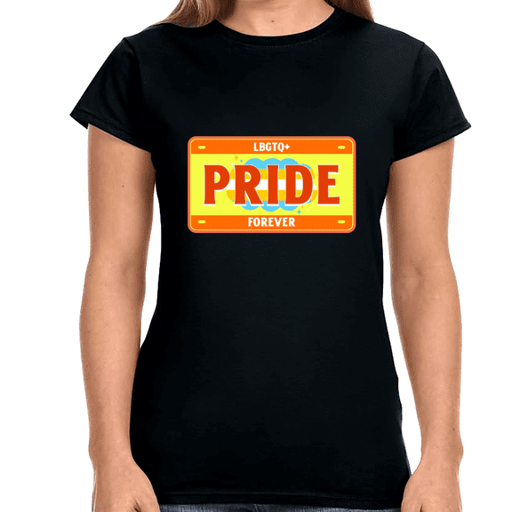 LGBTQ Forever LGBT Flag Gay Pride Month Rainbow Lesbian Womens Shirts