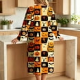 thumbnail image 6 of Snorda Halloween Plus Size Dresses for Women Graphic Print Dress Crew Neck Long Sleeve Loose Casual Dresses Fall Winter Dress for Loungewear Holiday Festival Wear, 6 of 7
